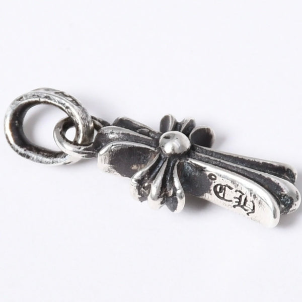 極美品 新型 CHROME HEARTS クロムハーツ CRS BBYFAT ベイビーファットクロス ペンダントトップ チャーム 重量約2.09g シルバー925 中古 4a003808