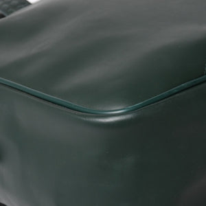 Very Good Condition BOTTEGAVENETA Bottega Veneta Leather Handbag Travel Bag V4658 Intrecciato Dark Green Used 4a003895