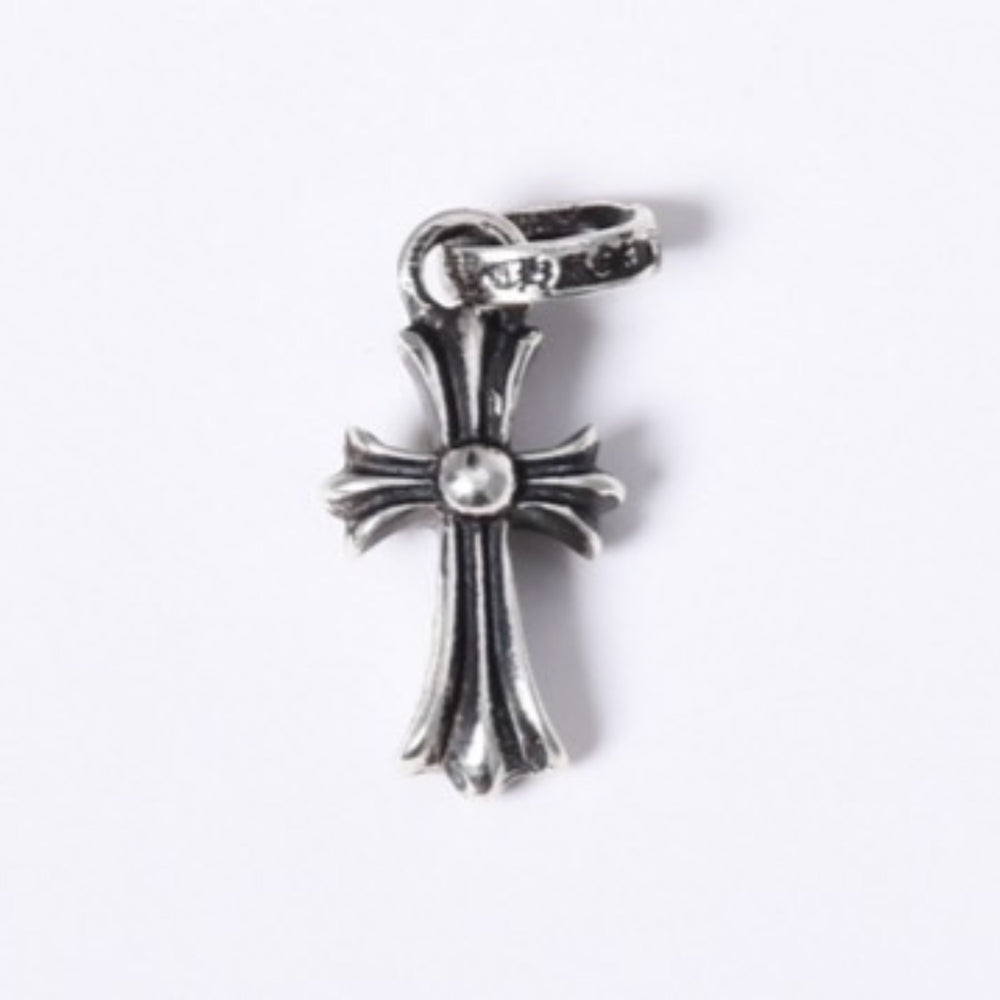Very Good Condition New CHROME HEARTS CRS BBYFAT Baby Fat Cross Pendant Top Charm Weight Approx. 2.09g Silver 925 Used 4a003808