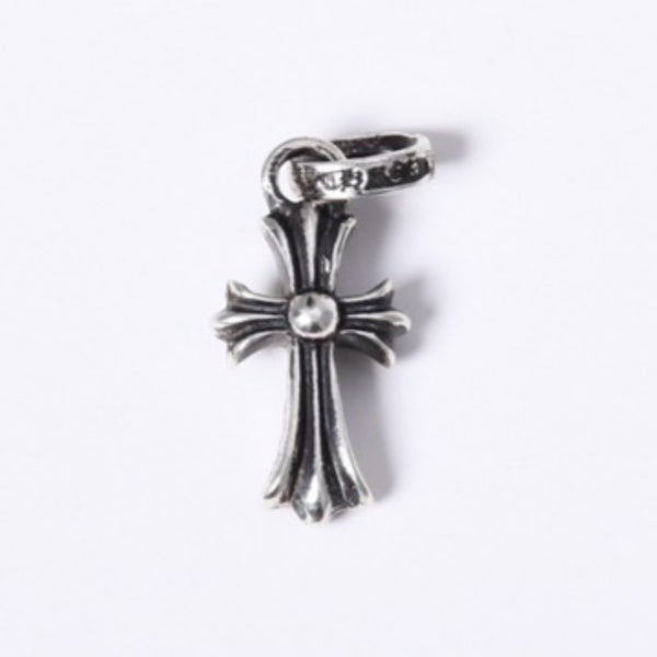 極美品 新型 CHROME HEARTS クロムハーツ CRS BBYFAT ベイビーファットクロス ペンダントトップ チャーム 重量約2.09g シルバー925 中古 4a003808