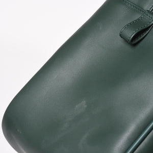 Very Good Condition BOTTEGAVENETA Bottega Veneta Leather Handbag Travel Bag V4658 Intrecciato Dark Green Used 4a003895