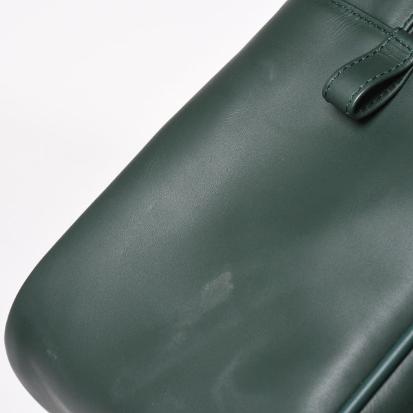 Very Good Condition BOTTEGAVENETA Bottega Veneta Leather Handbag Travel Bag V4658 Intrecciato Dark Green Used 4a003895