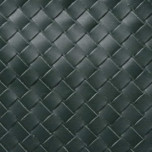 Very Good Condition BOTTEGAVENETA Bottega Veneta Leather Handbag Travel Bag V4658 Intrecciato Dark Green Used 4a003895