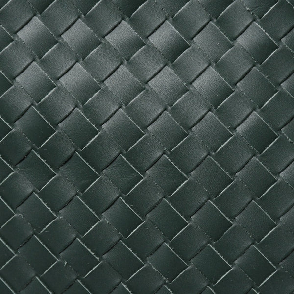 Very Good Condition BOTTEGAVENETA Bottega Veneta Leather Handbag Travel Bag V4658 Intrecciato Dark Green Used 4a003895