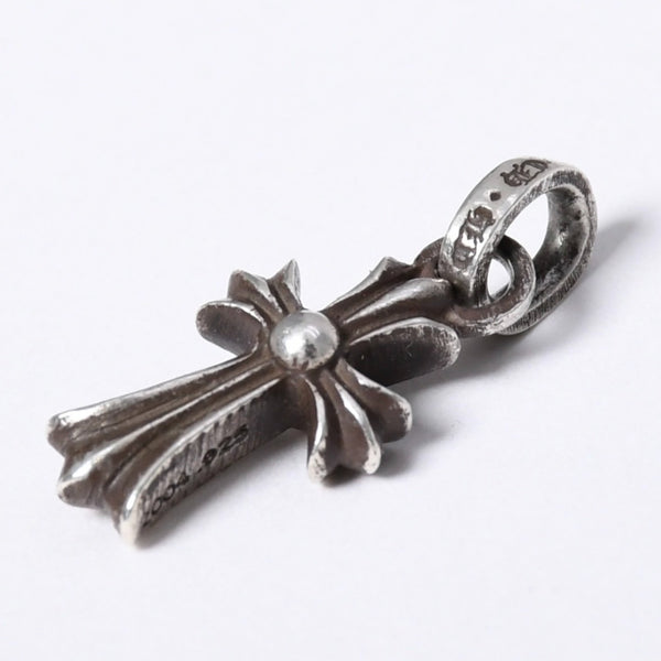極美品 新型 CHROME HEARTS クロムハーツ CRS BBYFAT ベイビーファットクロス ペンダントトップ チャーム 重量約2.09g シルバー925 中古 4a003808