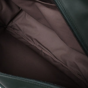 Very Good Condition BOTTEGAVENETA Bottega Veneta Leather Handbag Travel Bag V4658 Intrecciato Dark Green Used 4a003895