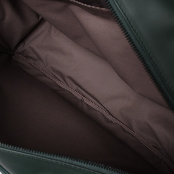 Very Good Condition BOTTEGAVENETA Bottega Veneta Leather Handbag Travel Bag V4658 Intrecciato Dark Green Used 4a003895