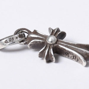 極美品 新型 CHROME HEARTS クロムハーツ CRS BBYFAT ベイビーファットクロス ペンダントトップ チャーム 重量約2.09g シルバー925 中古 4a003808
