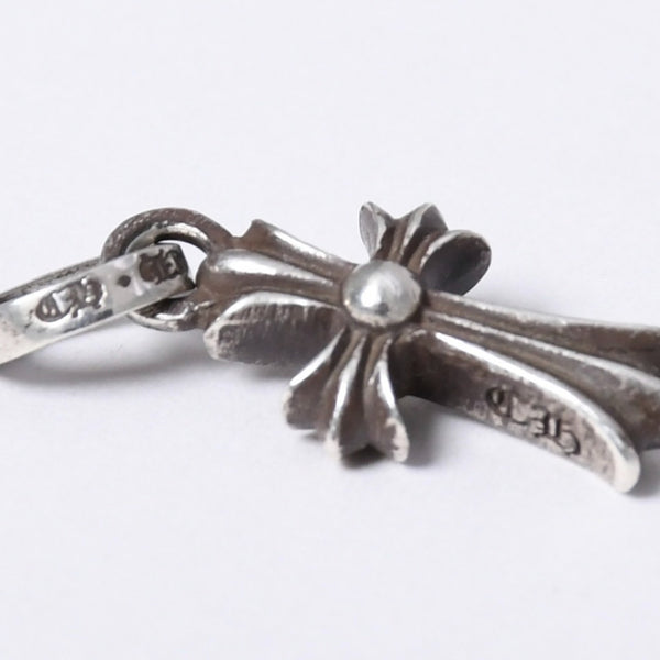 極美品 新型 CHROME HEARTS クロムハーツ CRS BBYFAT ベイビーファットクロス ペンダントトップ チャーム 重量約2.09g シルバー925 中古 4a003808