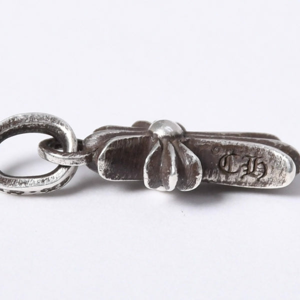 極美品 新型 CHROME HEARTS クロムハーツ CRS BBYFAT ベイビーファットクロス ペンダントトップ チャーム 重量約2.09g シルバー925 中古 4a003808