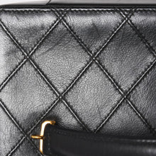 画像をギャラリービューアに読み込む, 極美品 CHANEL シャネル ビコローレ バニティバッグ ハンドバッグ ココマーク 3番台 ラムスキン ブラック ゴールド金具 美品 中古 4a003892