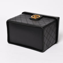 画像をギャラリービューアに読み込む, 極美品 CHANEL シャネル ビコローレ バニティバッグ ハンドバッグ ココマーク 3番台 ラムスキン ブラック ゴールド金具 美品 中古 4a003892