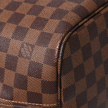 Load image into Gallery viewer, 極美品 LOUIS VUITTON ルイヴィトン ダミエ ネヴァーフルMM トートバッグ N51105 PVC レザー ブラウン ゴールド金具 中古 4a003894