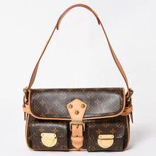 Load image into Gallery viewer, 新品同様 LOUIS VUITTON ルイヴィトン モノグラム ハドソンPM ワンショルダーバッグ M40027 ブラウン ゴールド金具 中古 4a003884