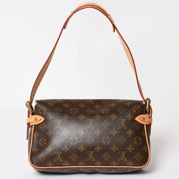 Like new LOUIS VUITTON Monogram Hudson PM One Shoulder Bag M40027 Brown Gold Hardware Used 4a003884