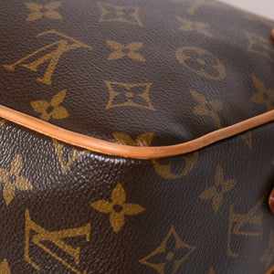 Like new LOUIS VUITTON Monogram Hudson PM One Shoulder Bag M40027 Brown Gold Hardware Used 4a003884