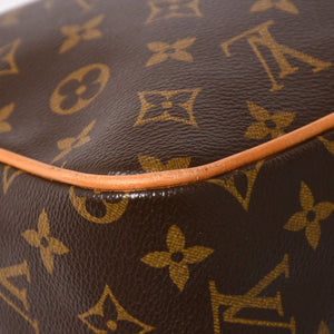 Like new LOUIS VUITTON Monogram Hudson PM One Shoulder Bag M40027 Brown Gold Hardware Used 4a003884