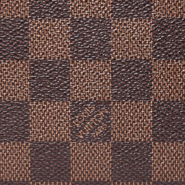 Very good condition LOUIS VUITTON Damier Neverfull MM tote bag N51105 PVC leather brown gold hardware used 4a003894