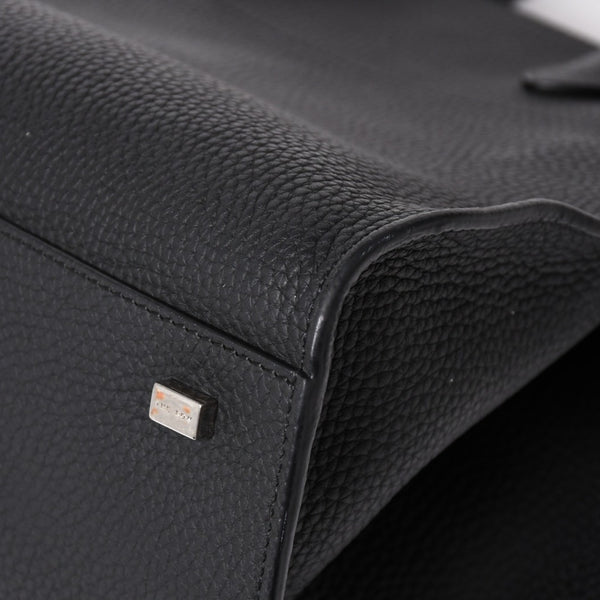 Very good condition THE ROW Soft Margaux 12 Soft Margaux Hand Bag Black Used 4a003898