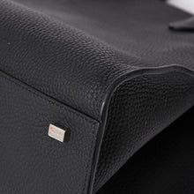 画像をギャラリービューアに読み込む, 極美品 THE ROW ザロウ Soft Margaux 15 ソフト マルゴー Hand Bag ハンドバッグ Black ブラック 中古 4a003898