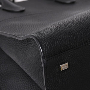 Very good condition THE ROW Soft Margaux 12 Soft Margaux Hand Bag Black Used 4a003898