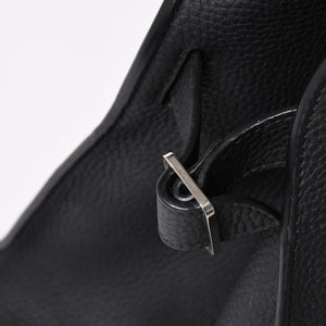 Very good condition THE ROW Soft Margaux 12 Soft Margaux Hand Bag Black Used 4a003898