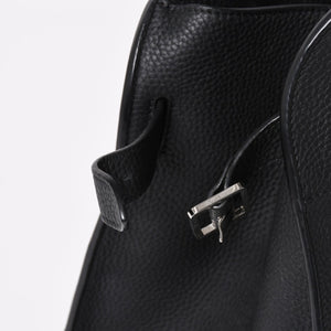 Very good condition THE ROW Soft Margaux 12 Soft Margaux Hand Bag Black Used 4a003898