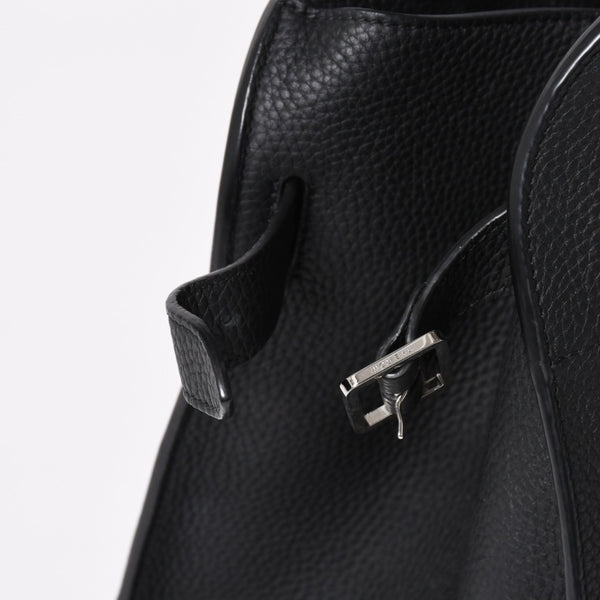 Very good condition THE ROW Soft Margaux 12 Soft Margaux Hand Bag Black Used 4a003898