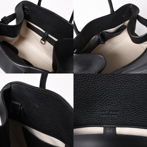 Very good condition THE ROW Soft Margaux 12 Soft Margaux Hand Bag Black Used 4a003898