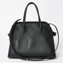 画像をギャラリービューアに読み込む, 極美品 THE ROW ザロウ Soft Margaux 15 ソフト マルゴー Hand Bag ハンドバッグ Black ブラック 中古 4a003898