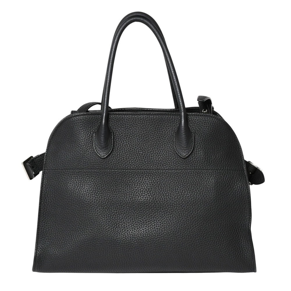Very good condition THE ROW Soft Margaux 12 Soft Margaux Hand Bag Black Used 4a003898