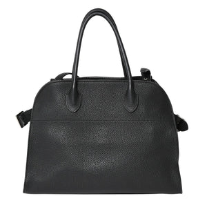 Very good condition THE ROW Soft Margaux 12 Soft Margaux Hand Bag Black Used 4a003898