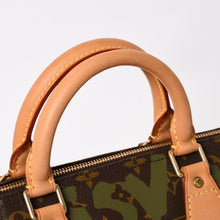 画像をギャラリービューアに読み込む, 極美品 LOUIS VUITTON ルイヴィトン ハンドバッグ スピーディ30 モノグラムグラフィティ カーキ M92194 ゴールド金具 中古 4a003977