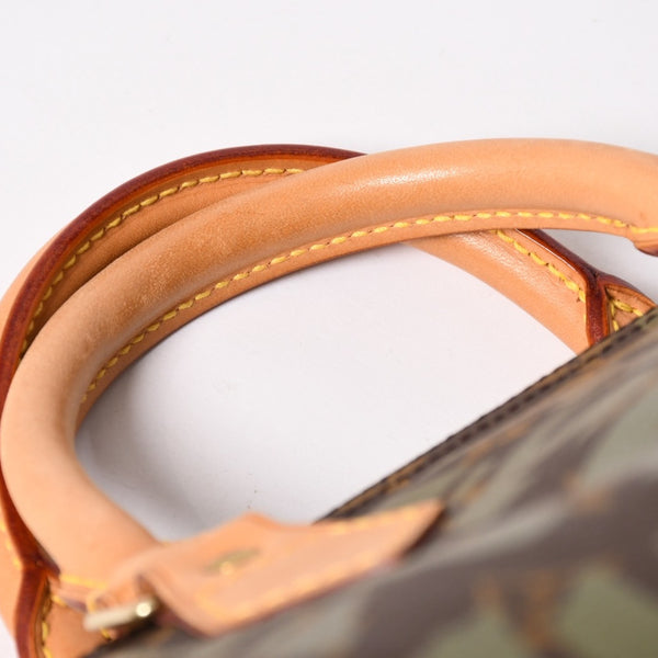Very good condition LOUIS VUITTON Handbag Speedy 30 Monogram Graffiti Khaki M92194 Gold hardware Used 4a003977
