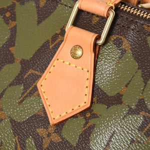 Very good condition LOUIS VUITTON Handbag Speedy 30 Monogram Graffiti Khaki M92194 Gold hardware Used 4a003977