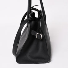 画像をギャラリービューアに読み込む, 極美品 THE ROW ザロウ Soft Margaux 15 ソフト マルゴー Hand Bag ハンドバッグ Black ブラック 中古 4a003898