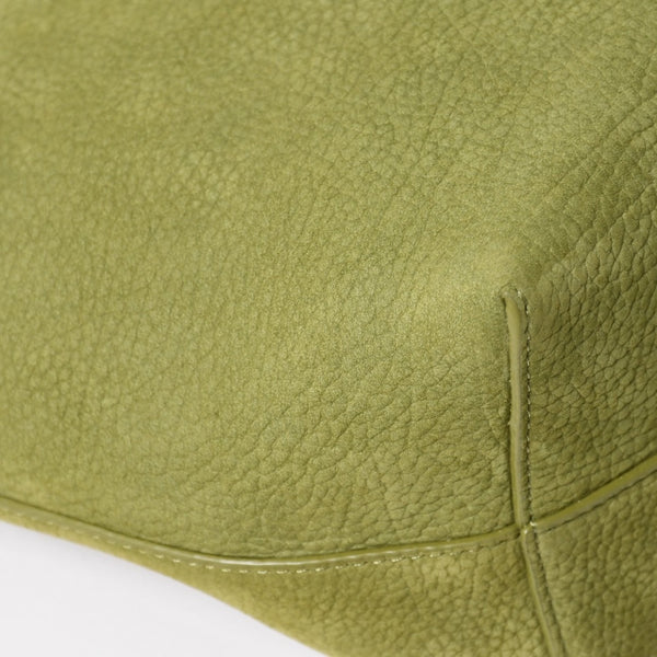 THE ROW (The Row) Small N/S Park Tote Handbag, Khaki Green W1314 L30 Nubuck, Excellent Condition, Used, 4a003899