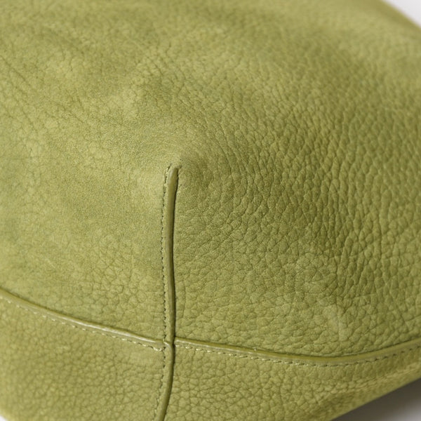 THE ROW (The Row) Small N/S Park Tote Handbag, Khaki Green W1314 L30 Nubuck, Excellent Condition, Used, 4a003899