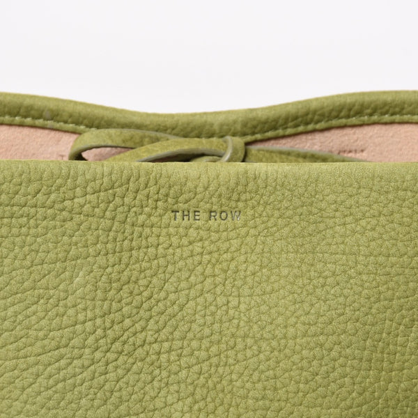 THE ROW (The Row) Small N/S Park Tote Handbag, Khaki Green W1314 L30 Nubuck, Excellent Condition, Used, 4a003899
