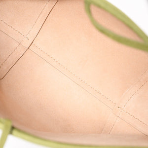 THE ROW (The Row) Small N/S Park Tote Handbag, Khaki Green W1314 L30 Nubuck, Excellent Condition, Used, 4a003899