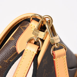 Very Good Condition LOUIS VUITTON Monogram Monogram Diane NM PM M45985 PVC Canvas Tanned Leather Brown Gold Hardware Used 4a004073
