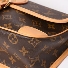 画像をギャラリービューアに読み込む, 極美品 LOUIS VUITTON ルイヴィトン モノグラム モノグラム ディアヌNM PM M45985 PVCキャンバス ヌメ革 ブラウン ゴールド金具 中古 4a004073