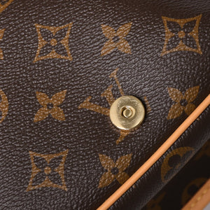 Very Good Condition LOUIS VUITTON Monogram Monogram Diane NM PM M45985 PVC Canvas Tanned Leather Brown Gold Hardware Used 4a004073