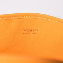 Load image into Gallery viewer, 新品同様 GOYARD ゴヤールアンジェ ミニ トートバッグ イエロー ハンドバッグ カーフレザー ゴヤールディンキャンバス 中古 4a003908