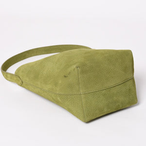 THE ROW (The Row) Small N/S Park Tote Handbag, Khaki Green W1314 L30 Nubuck, Excellent Condition, Used, 4a003899