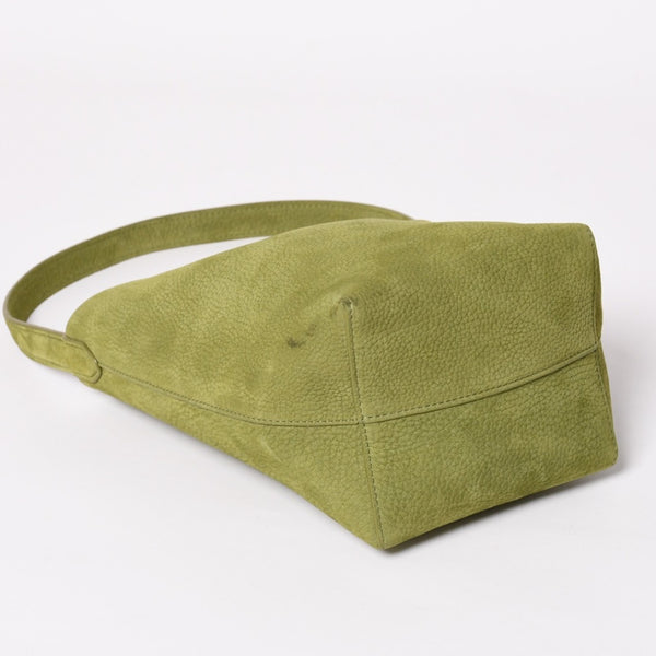THE ROW (The Row) Small N/S Park Tote Handbag, Khaki Green W1314 L30 Nubuck, Excellent Condition, Used, 4a003899