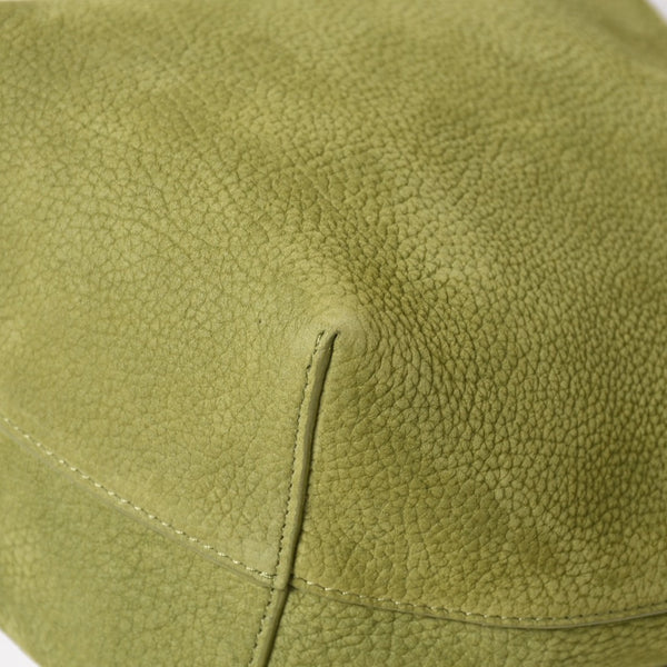 THE ROW (The Row) Small N/S Park Tote Handbag, Khaki Green W1314 L30 Nubuck, Excellent Condition, Used, 4a003899