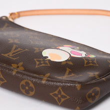 画像をギャラリービューアに読み込む, 極美品 LOUIS VUITTON ルイヴィトン モノグラム パンダ ポシェット アクセソワール ハンドバッグ M51981 村上隆 ミニバッグ アクセサリーポーチ ブラウン ゴールド金具 中古 4a003909
