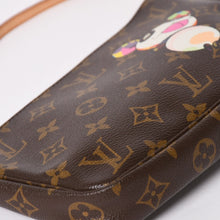 画像をギャラリービューアに読み込む, 極美品 LOUIS VUITTON ルイヴィトン モノグラム パンダ ポシェット アクセソワール ハンドバッグ M51981 村上隆 ミニバッグ アクセサリーポーチ ブラウン ゴールド金具 中古 4a003909