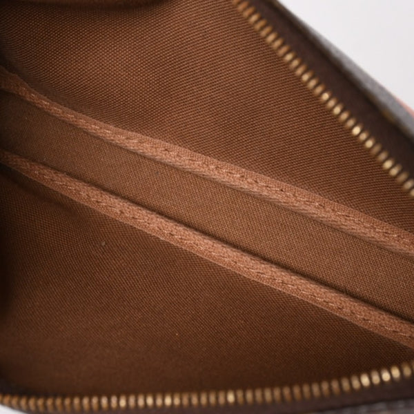 極美品 LOUIS VUITTON ルイヴィトン モノグラム パンダ ポシェット アクセソワール ハンドバッグ M51981 村上隆 ミニバッグ ブラウン 中古 4a003909